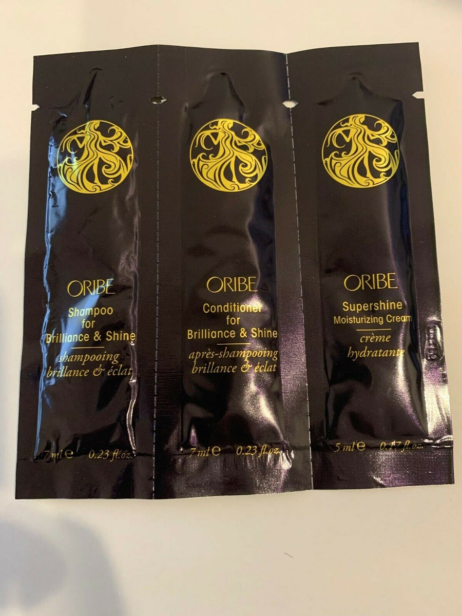 Oribe Brilliance & Shine Shampoo Conditioner & Supershine Cream Sample