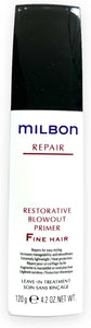 Milbon Repair Restorative Blowout Primer Fine Hair 4.2 oz no box