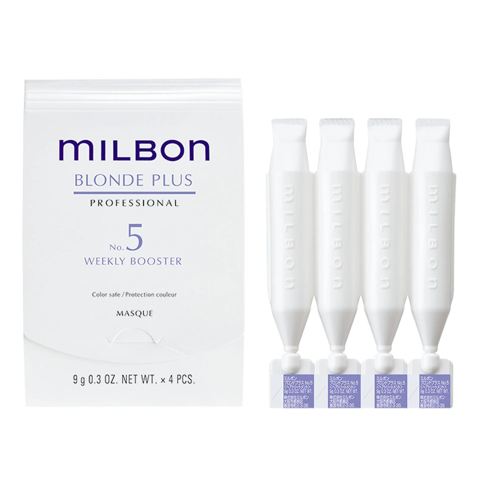 MILBON BLONDE PLUS システムトリートメントセット Milbon Blonde Plus Nourishing Treatment Weekly Booster (mask