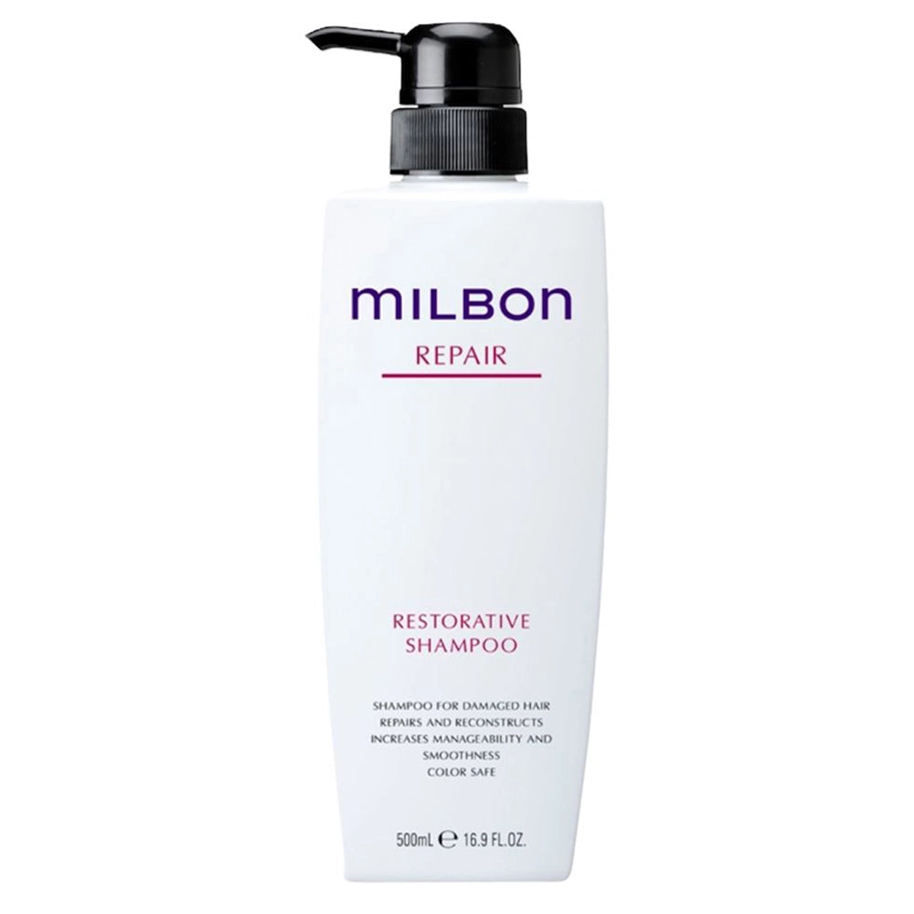 Milbon Repair Restorative Shampoo 16.9 oz No Box – Shampoo Zone Milbon Repair Restorative Shampoo 16.9 oz No Box – Shampoo Zone