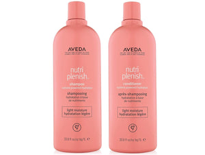 Aveda NutriPlenish light Moisture Shampoo 33.8 oz & Conditioner SET