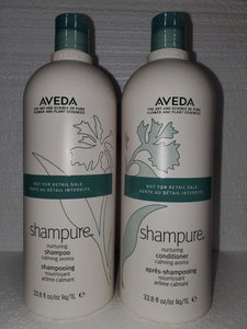 Aveda Shampure Nurturing Shampoo & Conditioner 33.8 oz Duo SET BB