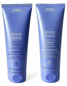 Aveda blonde revival purple toning shampoo & Conditioner 6.7oz SET