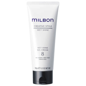 Milbon Creative Style Wet Shine Gel Cream # 8 5.3 oz No Box