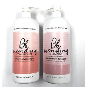 Bumble and Bumble Mending Shampoo 33oz and Mending Conditioner 33 Oz Liter DuoDiscontinued !!!