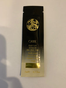 Oribe Gold Lust All Over Oil Hair, Body, Face 0.17oz sample