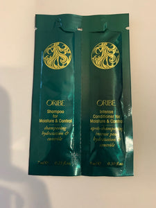 Oribe Shampoo for Moisture and Control & intense Conditioner 0.23oz Sample
