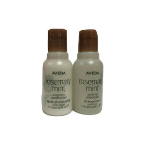 Aveda Rosemary Mint Purifying Shampoo & Weightless Conditioner 1.7 oz SET