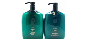 Oribe Shampoo for Moisture & Control and Intense Conditioner 33.8 oz Set With a generic Pumps