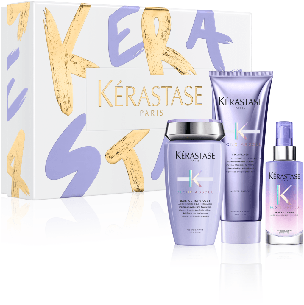 Kérastase Blond Absolu シャンプー・トリートメントセット Blond Absolu Hair Care Set for Platinum Blonde Hair | Kérastase