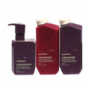 Kevin Murphy Young Again Wash Shampoo 8oz ,Rinse Conditioner 8oz & Masque SET