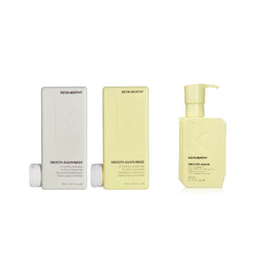Kevin Murphy Smooth Again Wash, Rinse 8.4 oz and Anti Frizz Treatment 6.7 oz