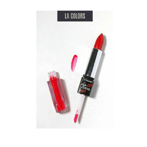 L.A. Colors Lip Gloss Lipstick Duo CBLG150 *ETERNAL FLAME* In BOX