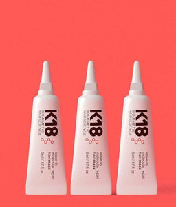 K18 Leave-in Molecular Repair Hair Mask 0.17 oz 3 Pack
