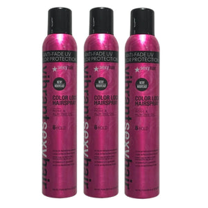 Sexy Hair Vibrant Color Lock Hairspray 8 oz each Pack of 3